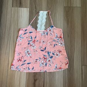 Abercrombie & fitch lace racerback top